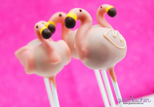 Flamingo Cake Pops