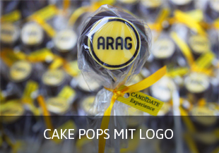 Cake Pops mit Logo